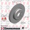 Zimmermann Brake Disc - Standard/Coated, 150348320 150348320 - alternate 1